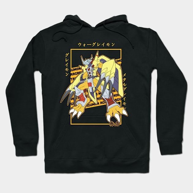 Wargreymon Hoodie by red store